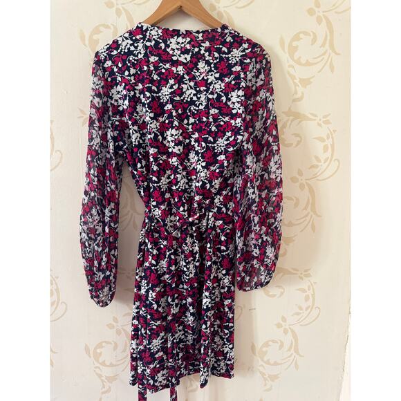 Diane Von Furstenberg Silk Blend Wrap Dress Ladies Size 10 - Picture 3 of 3